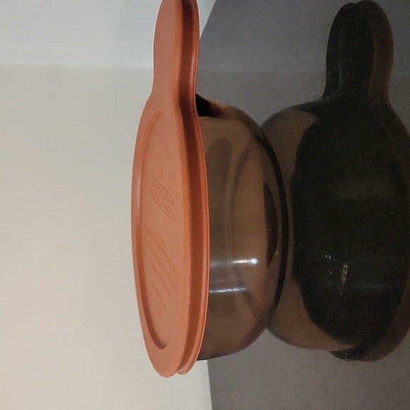 Corningware Vision Grab It Bowl Amber Glass Bowl with Plastic Lid V-150-B - Picture 1 of 8